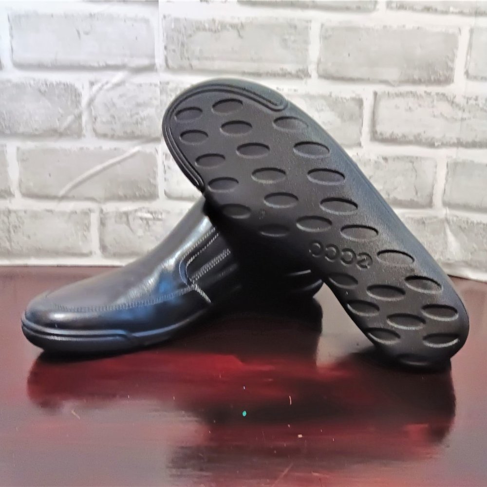 ecco Sartorelle Shape 35 Ankle Boot ankle Black Leather Bootie sz 12 T5030642 - Picture 7 of 12